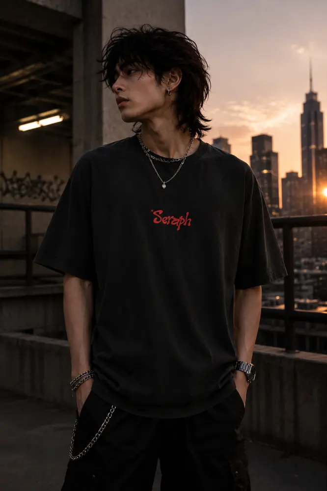 SERAPH Oversized Tee 05