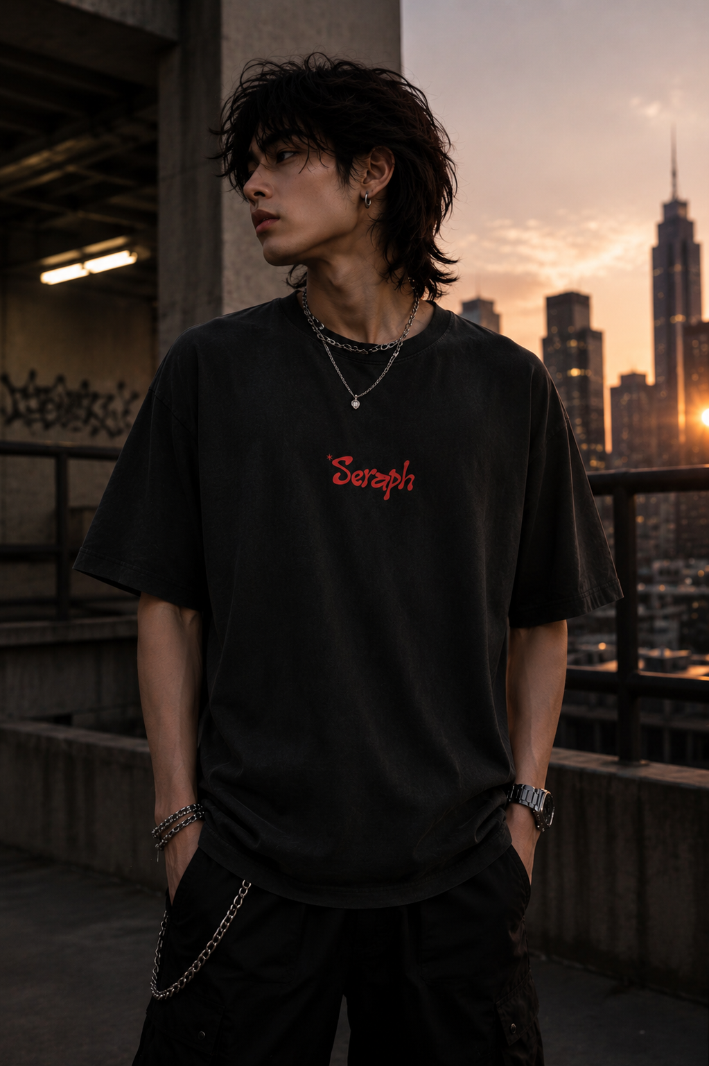 SERAPH Oversized Tee 05